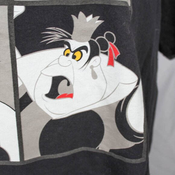 Disney Villains Graphic Tee Unisex XL Cruella Ursula Maleficent Queen of Hearts - Picture 7 of 9